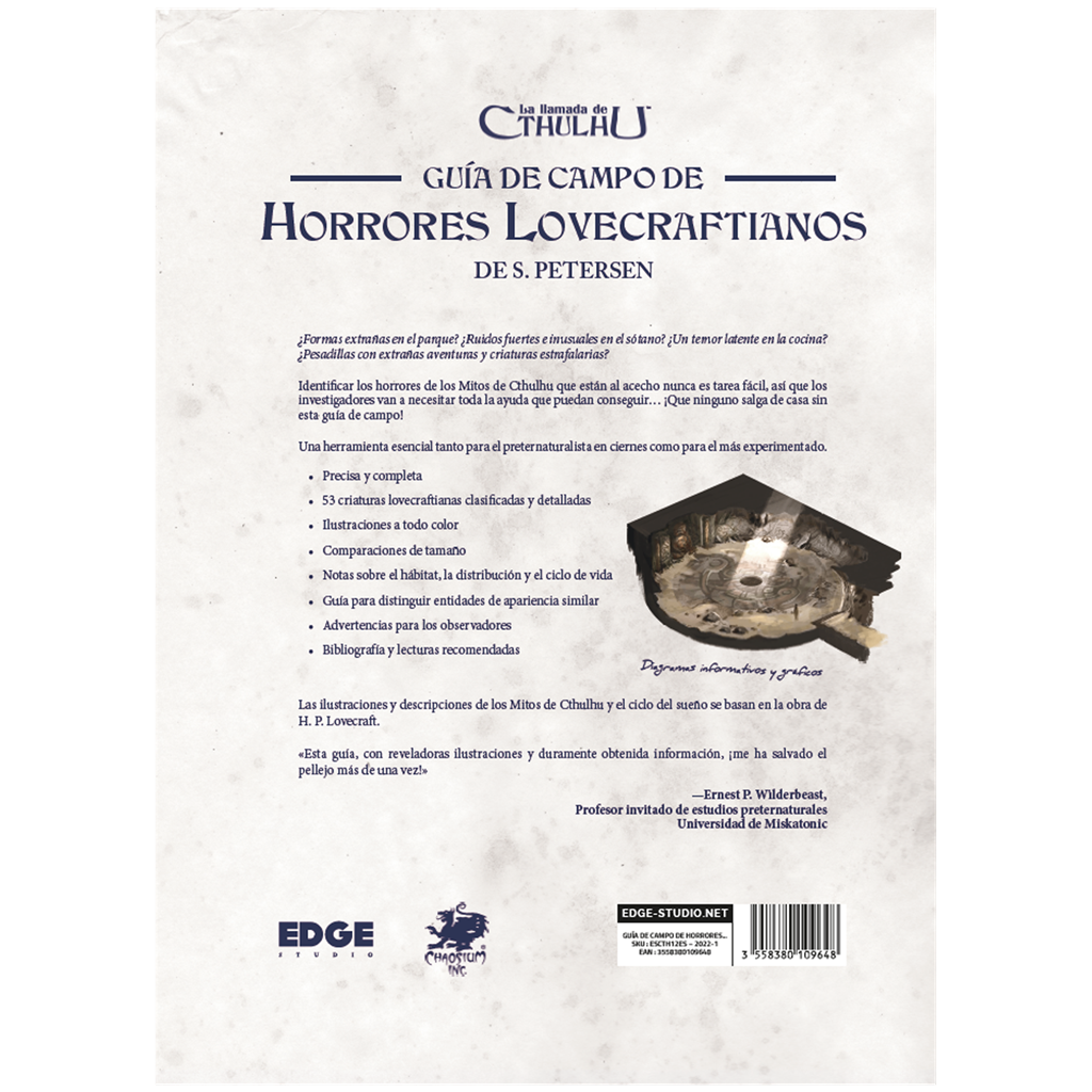 Guía de campo de horrores lovecraftianos
