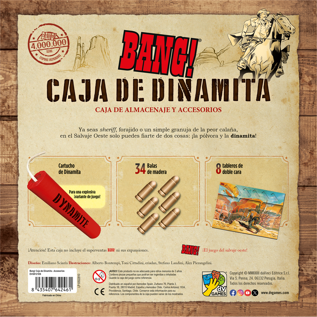 Bang! Caja de Dinamita - Accesorios