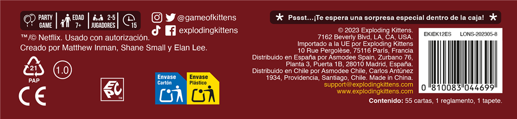 Exploding Kittens El bien contra el mal