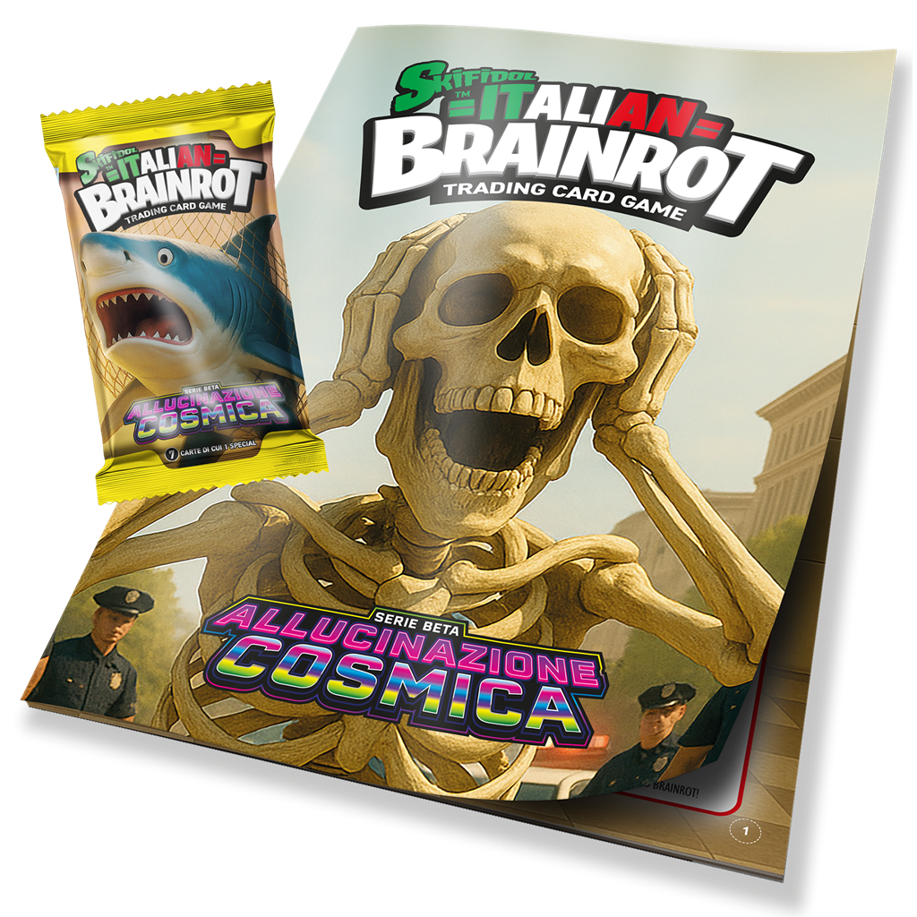 Italian Brainrot TCG Serie Beta album + sobre