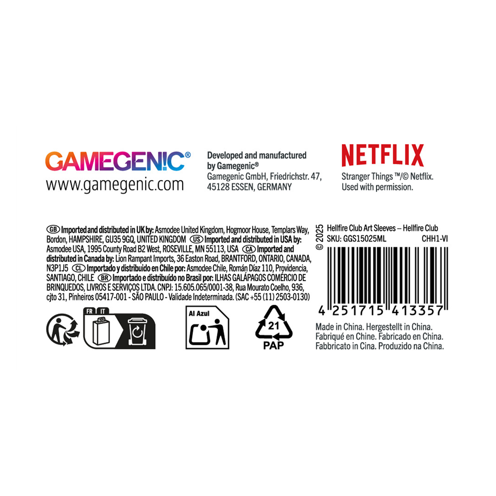 ST: Hellfire Club Art Sleeves Hellfire Club