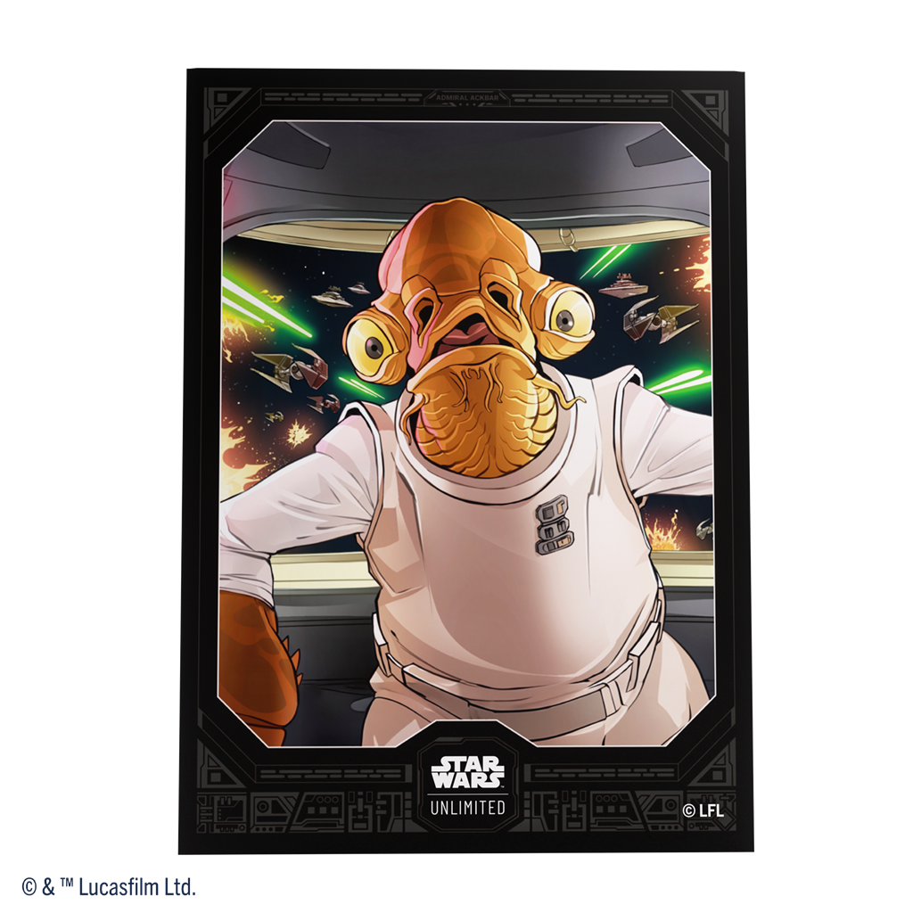 SW: Unlimited Art Sleeves Admiral Ackbar