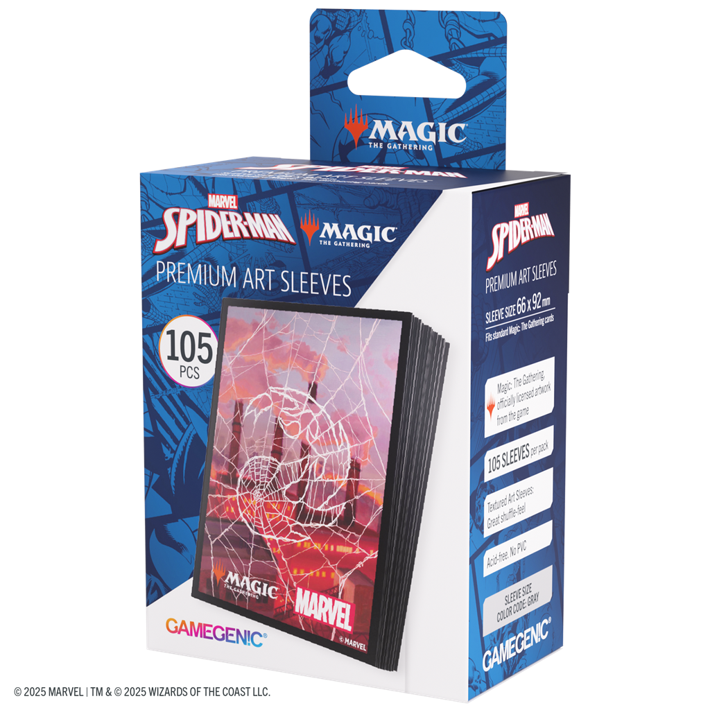 MTG Marvel's Spider-Man Sleeves Spider-Man Mountai