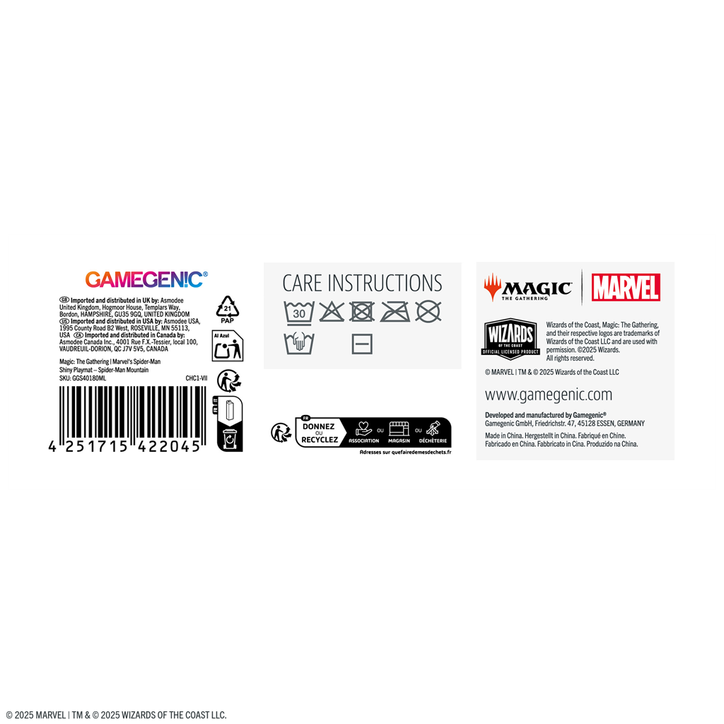 MTG Marvel's Spider-Man Playmat Spider-Man Mountai