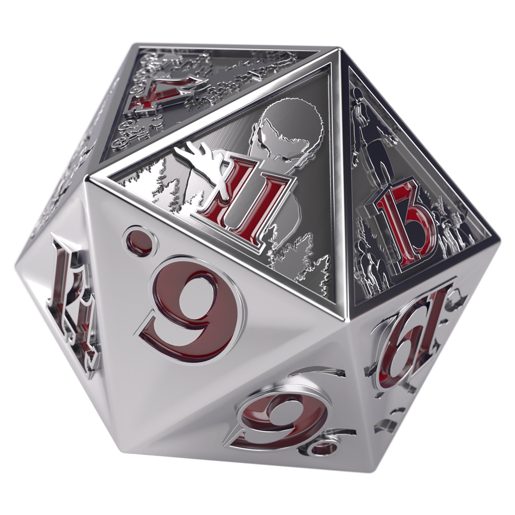 ST: Hellfire Club Premium Metal D20 Die