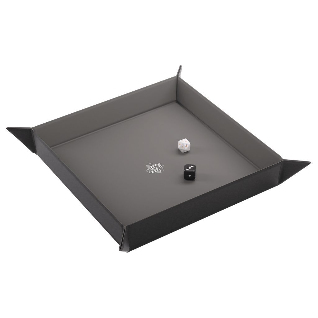Magnetic Dice Tray Square Black/Gray