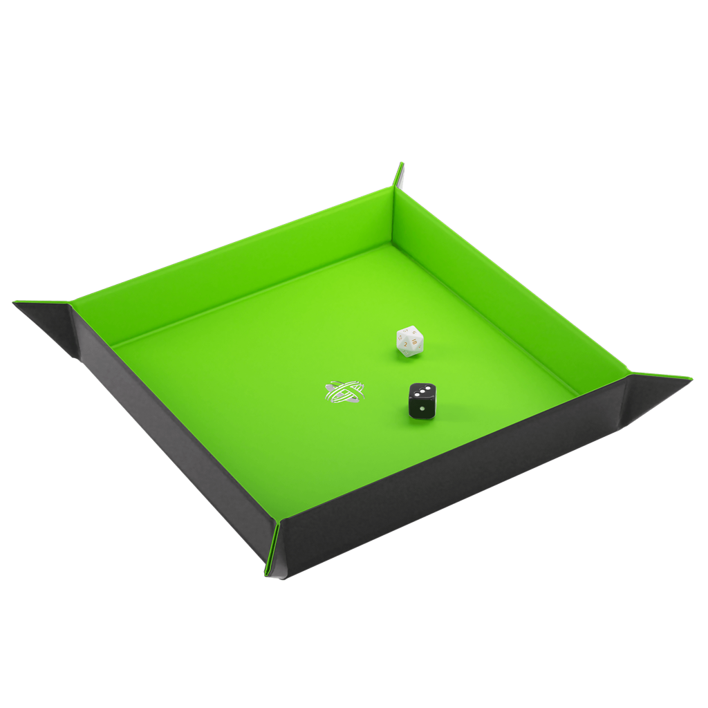 Magnetic Dice Tray Square Black/Green