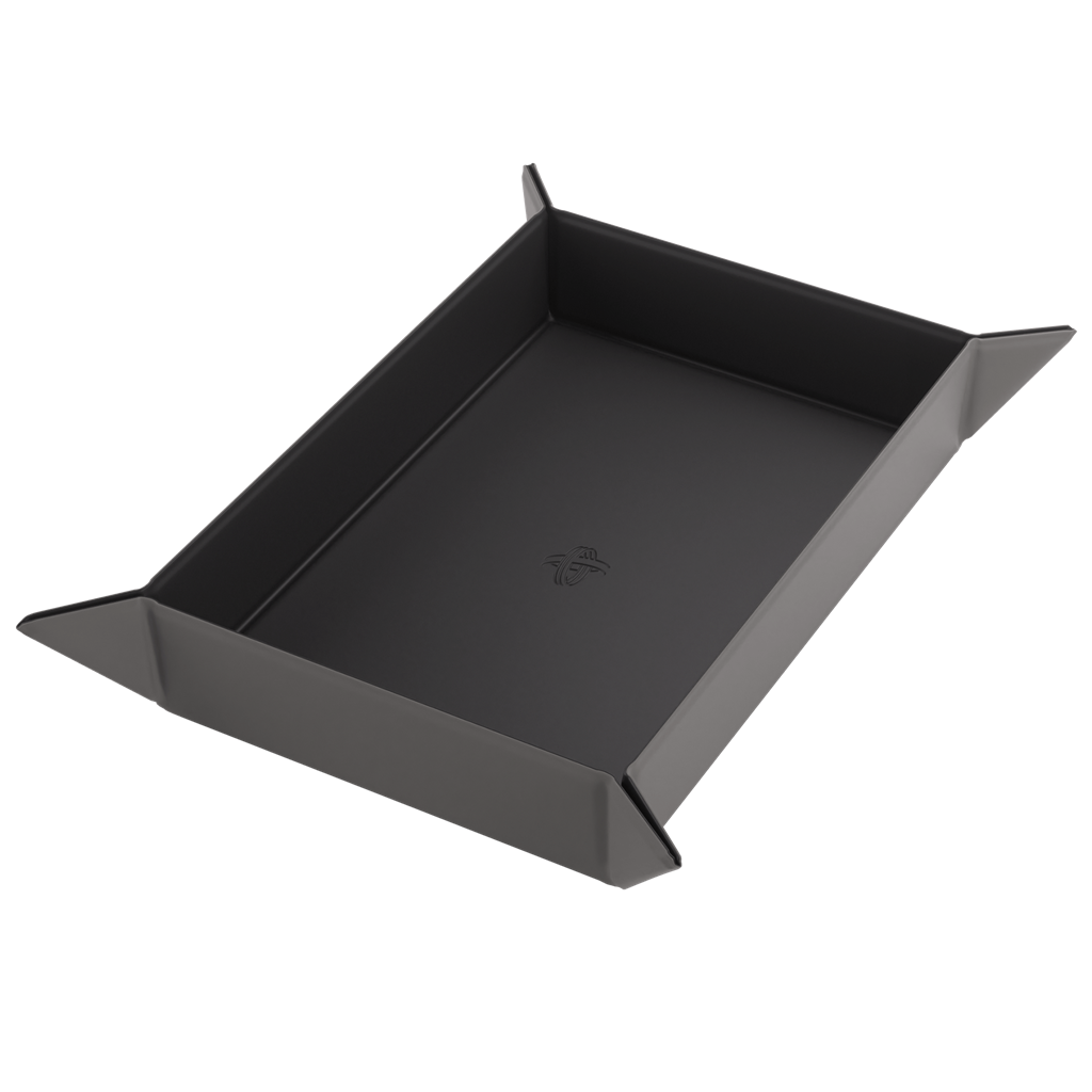 Magnetic Dice Tray Rectangular Black/Gray