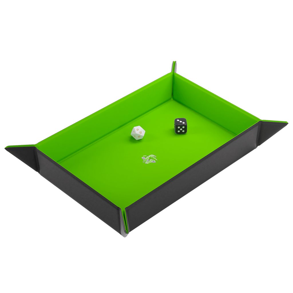 Magnetic Dice Tray Rectangular Black/Green