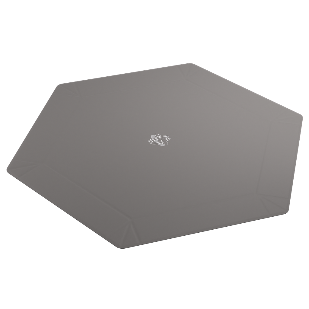 Magnetic Dice Tray Hexagonal Black/Gray