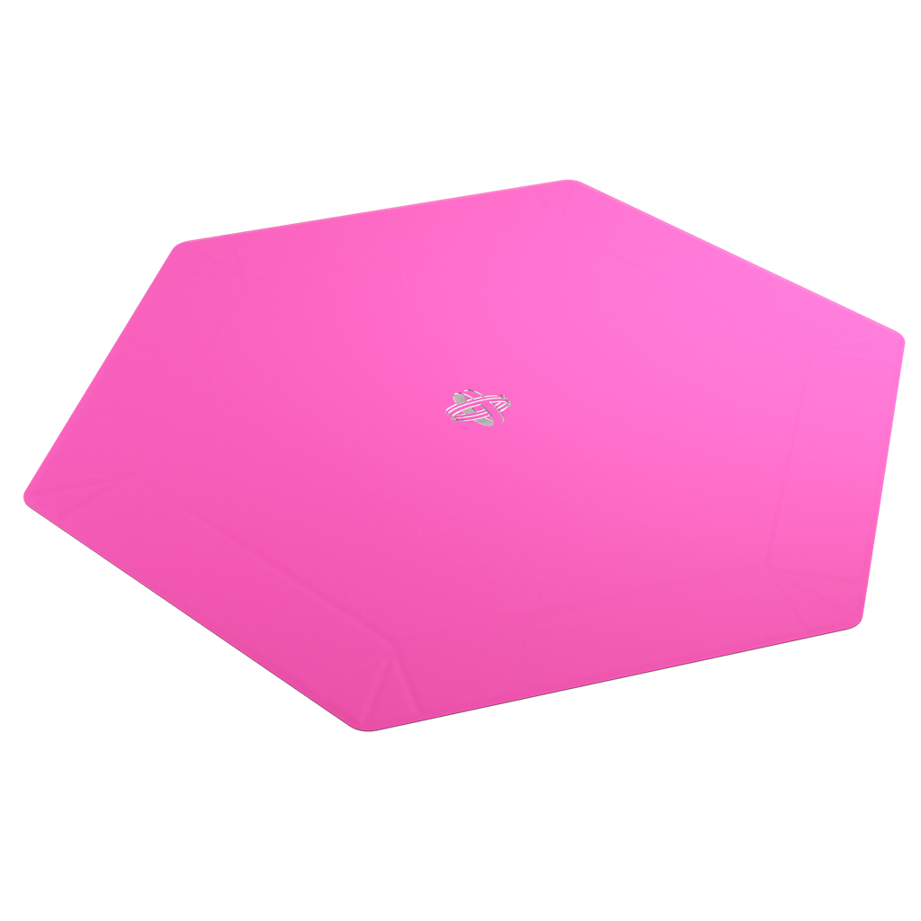 Magnetic Dice Tray Hexagonal Black/Pink