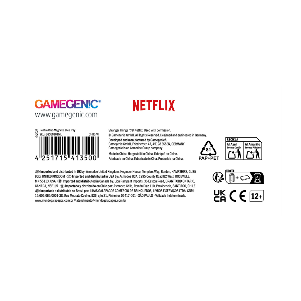 ST: Hellfire Club Magnetic Dice Tray