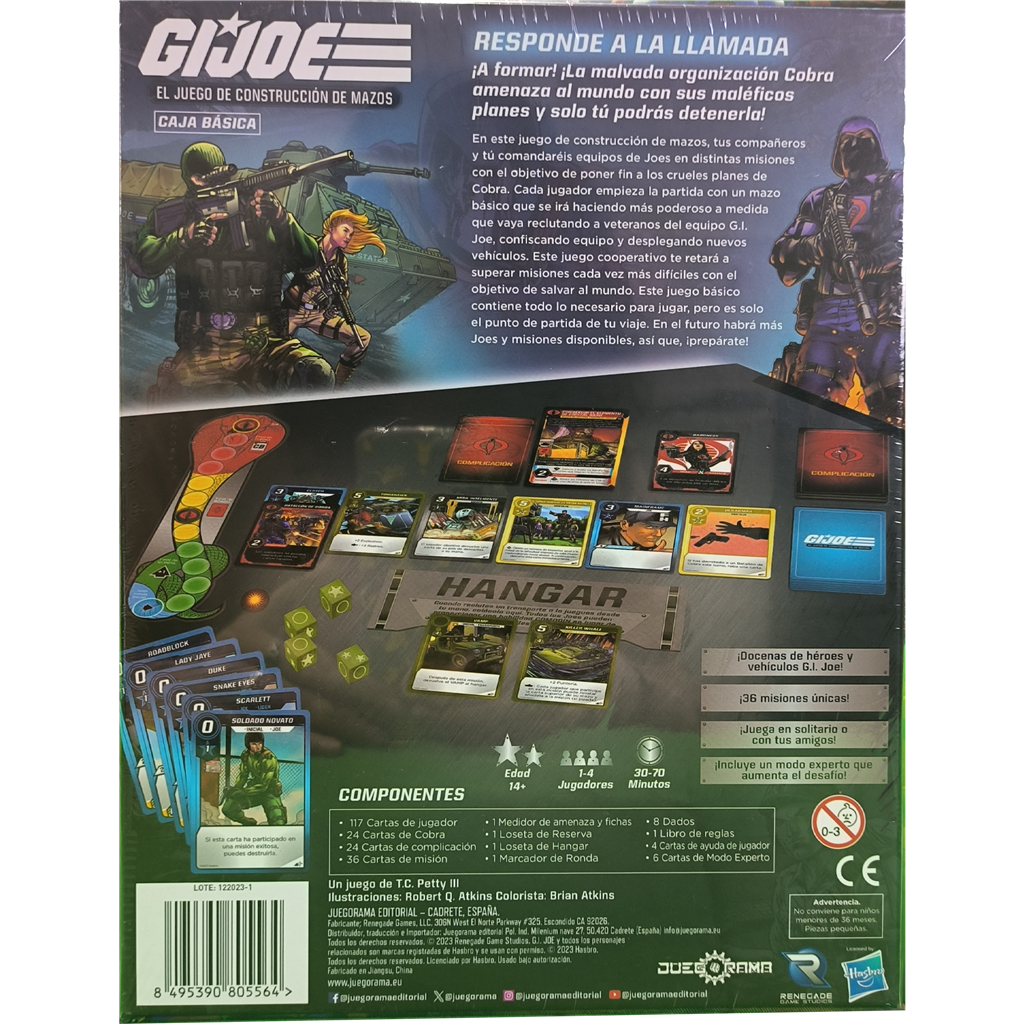 G.I.JOE El juego de construcción de mazos