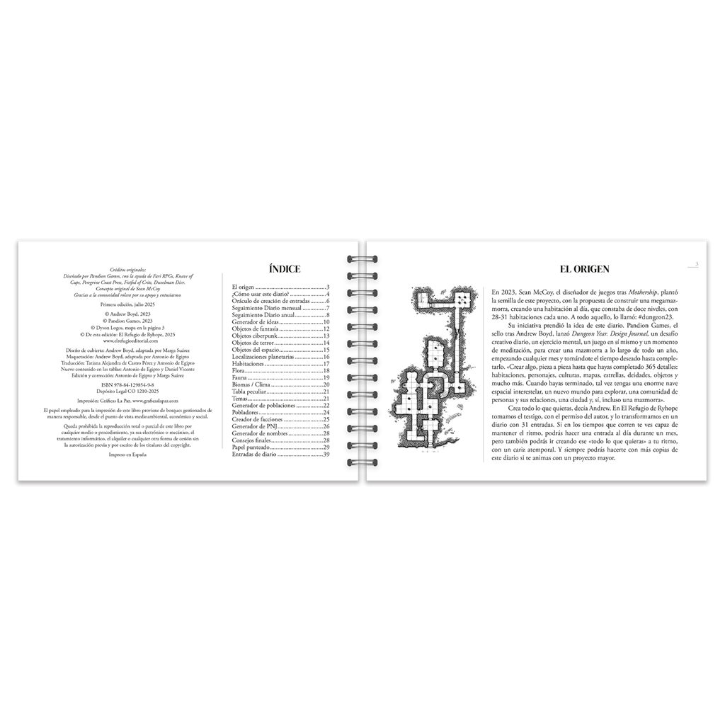 Dungeon Diary: Diario de diseño de mazmorras
