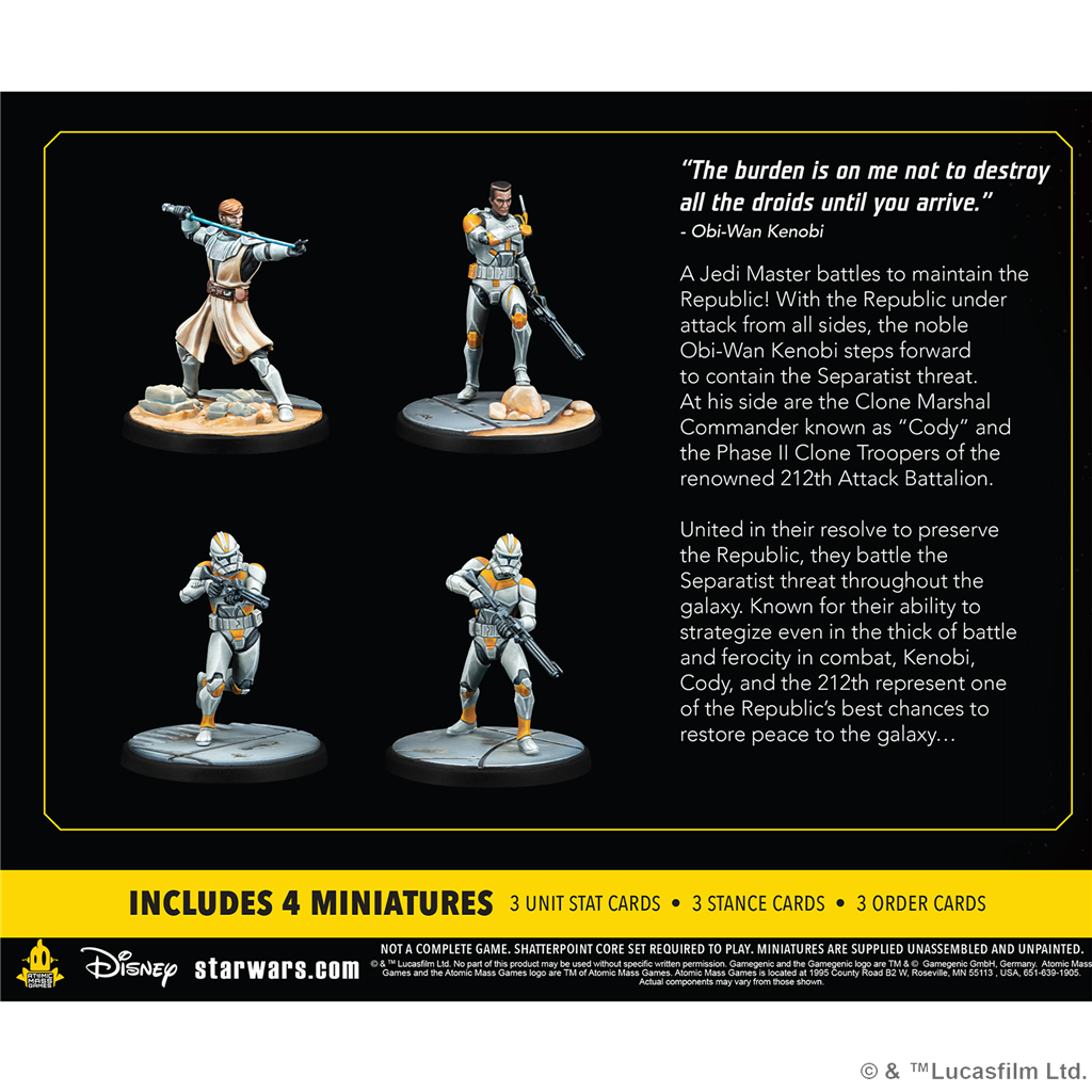 Hello There General Obi-Wan Kenobi Squad Pack