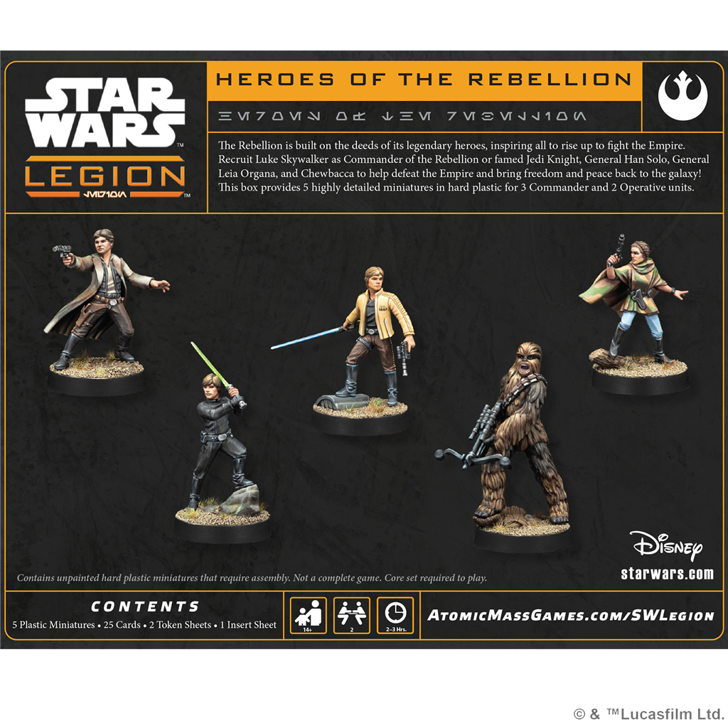 SW Legión: Heroes of the Rebellion