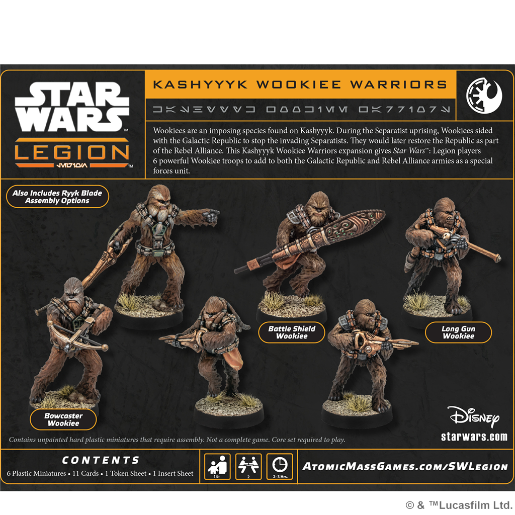 SW Legión: Kashyyyk Wookiee Warriors