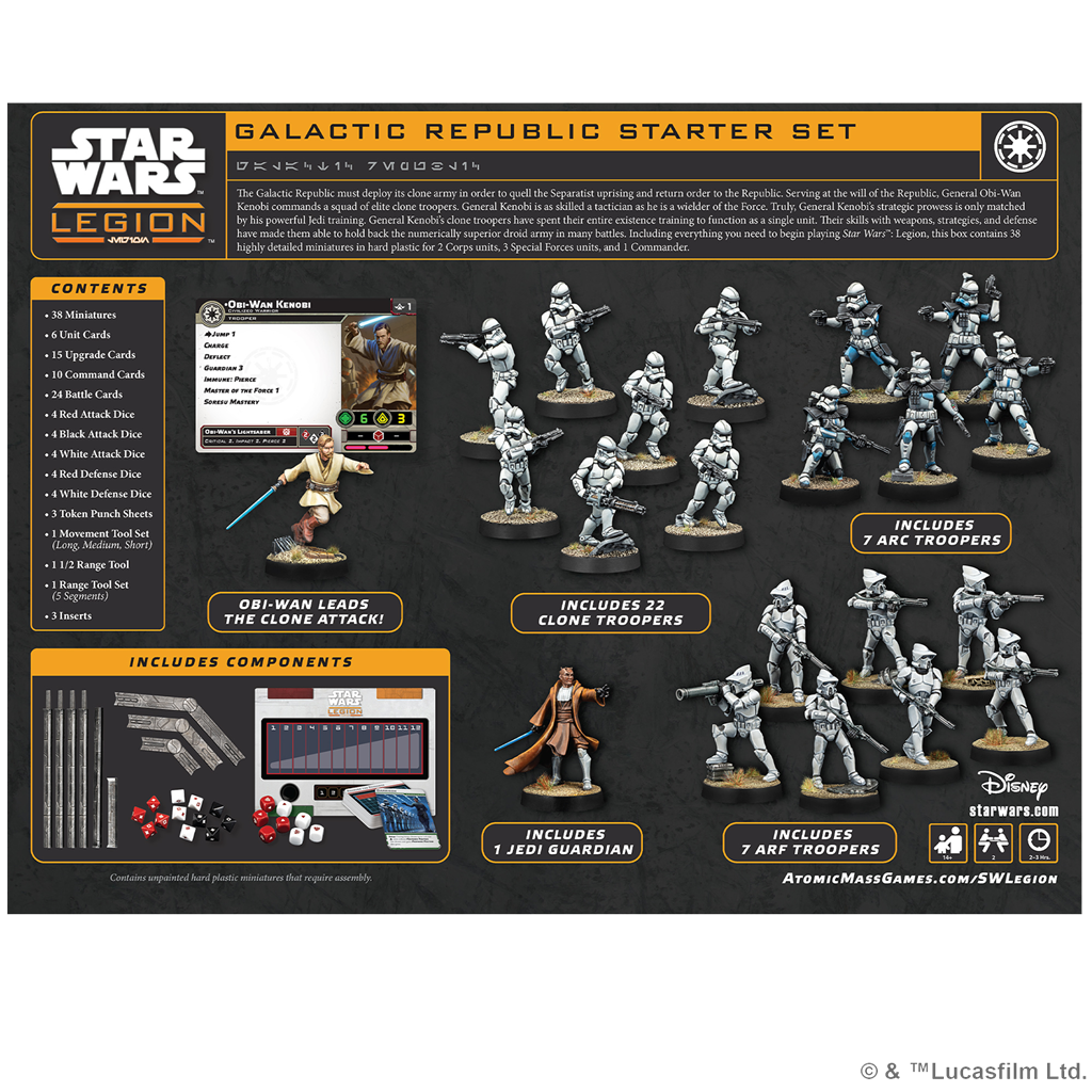 SW Legión: Galactic Republic Starter Set