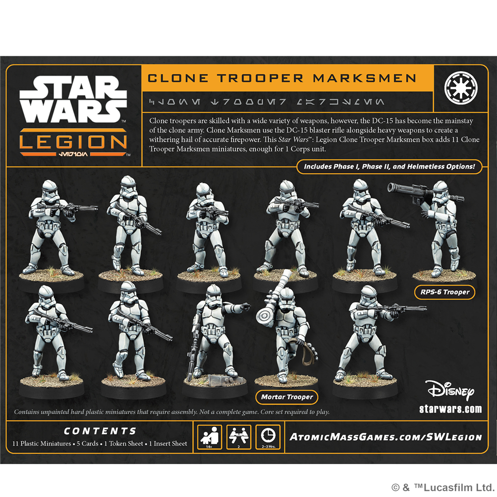 SW Legión: Clone Trooper Marksmen Unit