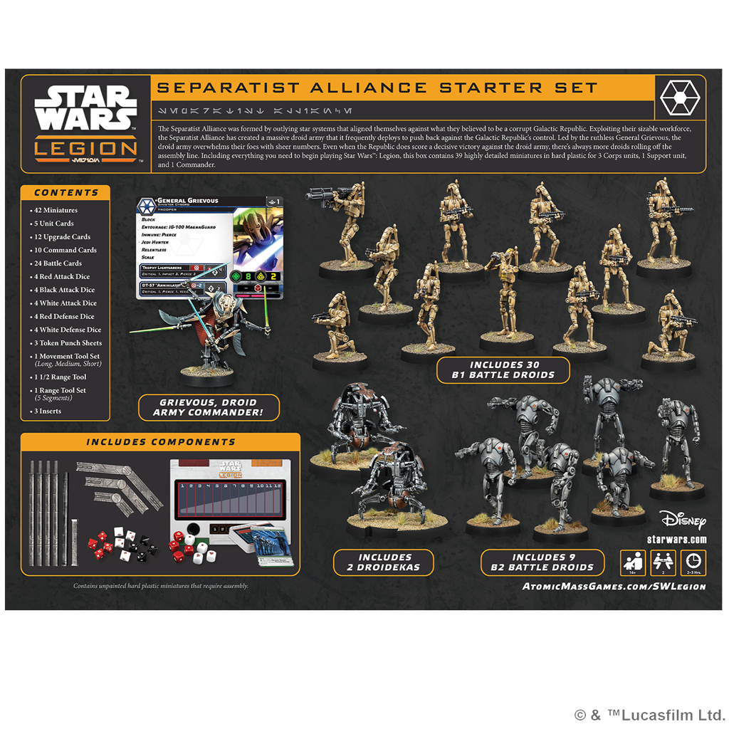 SW Legión: Separatist Alliance Starter Set