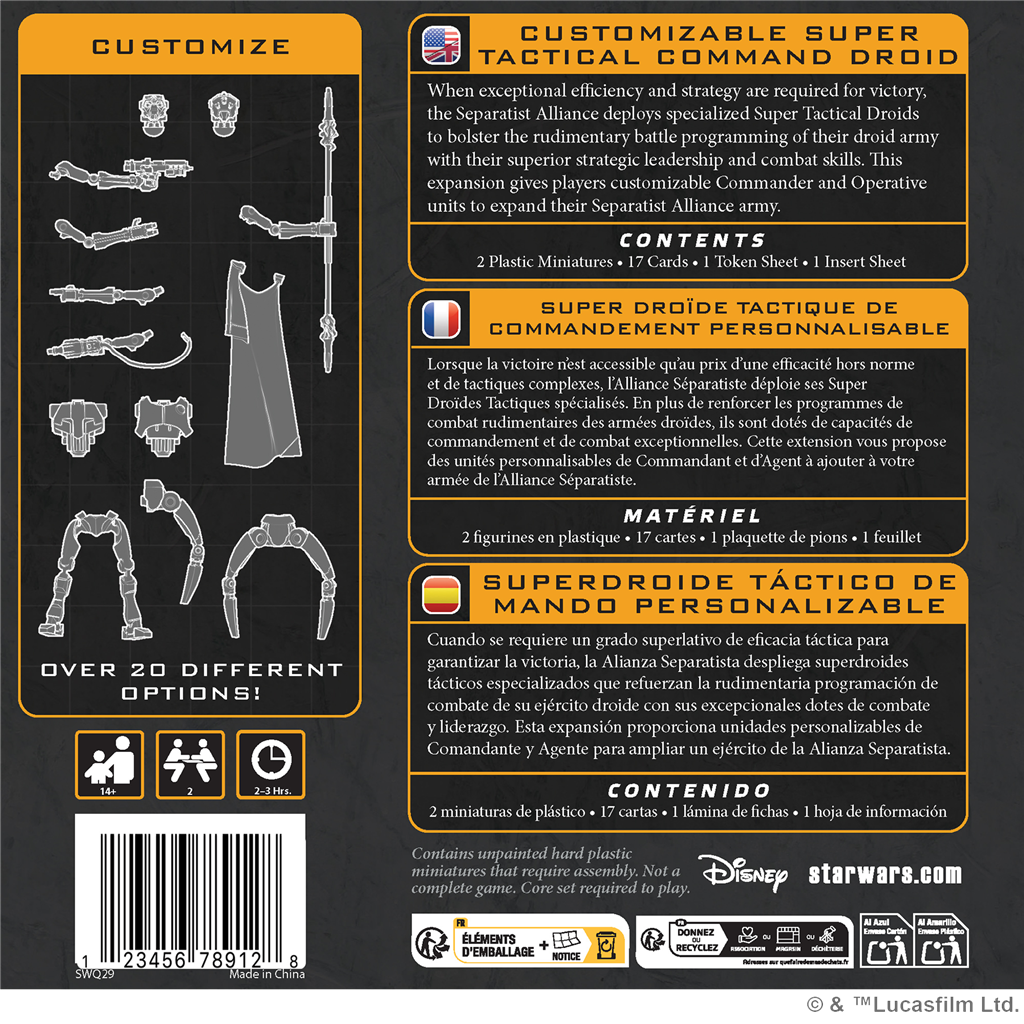 SW Legión: Super Tactical Command Droid