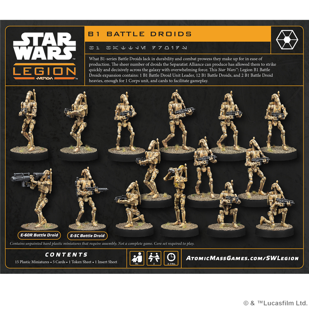 SW Legión: B1 Battle Droid Unit