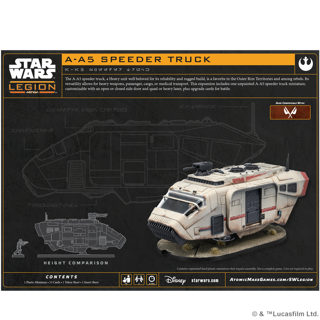 SW Legión: A-A5 Speeder Truck