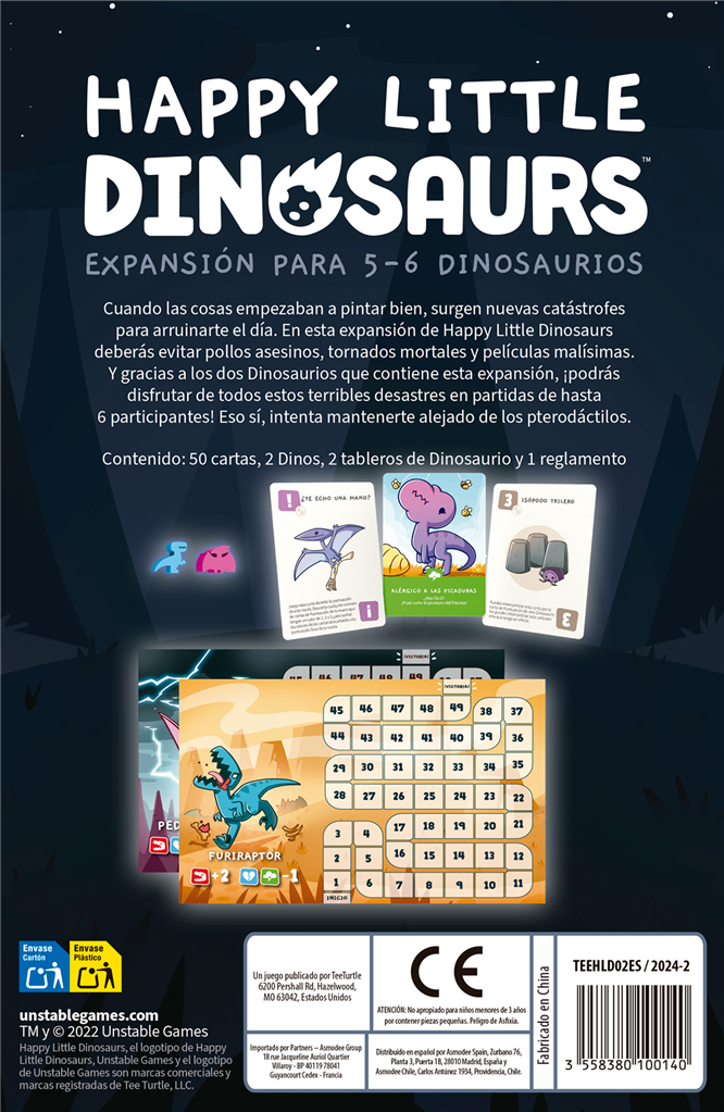 Happy Little Dinosaurs Exp. para 5-6 Dinosaurios