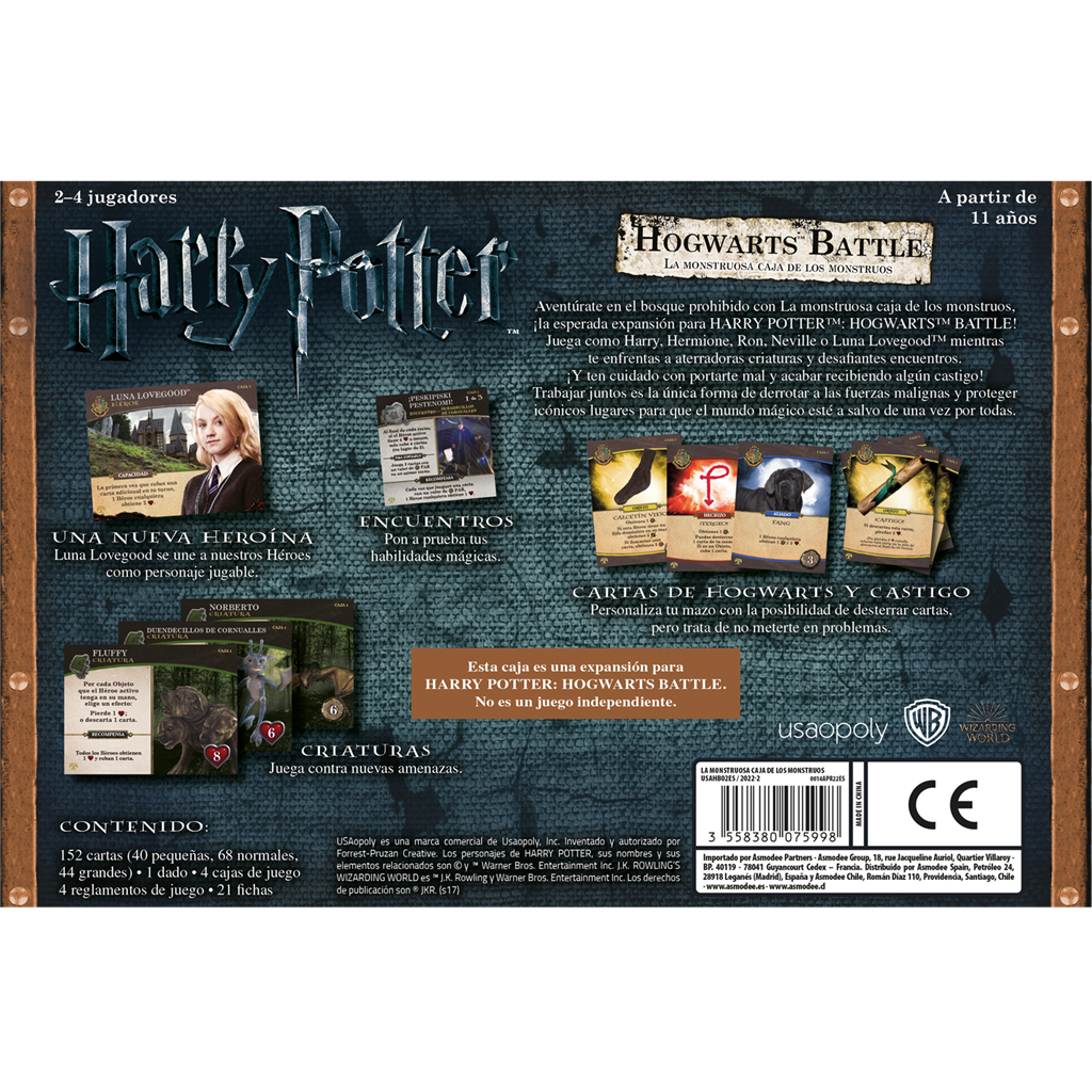 Harry Potter Hogwarts Battle Monstruosa caja