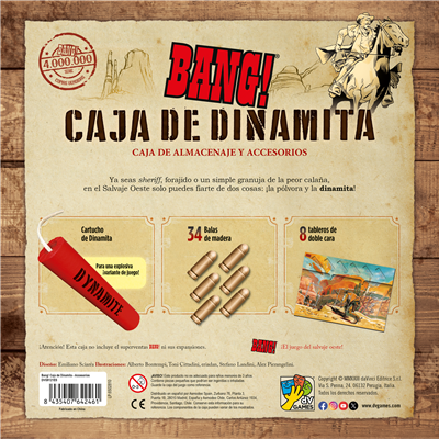 Bang! Caja de Dinamita - Accesorios
