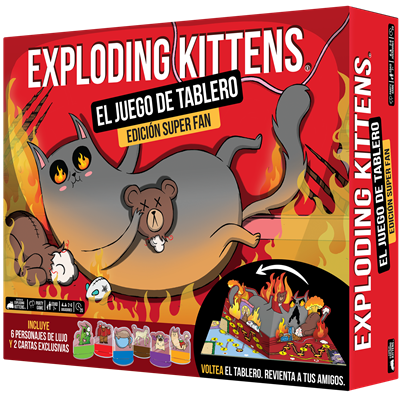 Exploding Kittens: The Board Game Super Fan Ed.