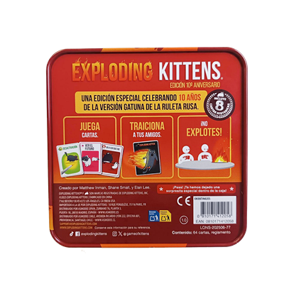Exploding Kittens Edición 10º Aniversario