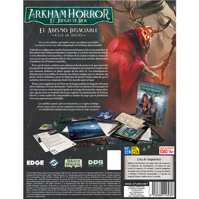 Arkham Horror: el juego de rol Caja de inicio