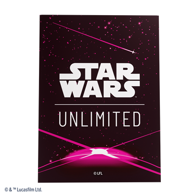 SW: Unlimited Art Sleeves Card Back Magenta