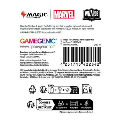 MTG Marvel's Spider-Man Squire PLUS 100+ XL