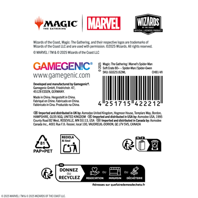 MTG Marvel's Spider-Man Soft Crate 80+