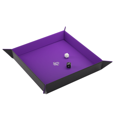 Magnetic Dice Tray Square Black/Purple