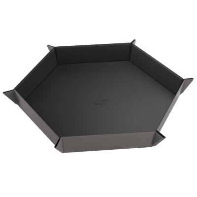 Magnetic Dice Tray Hexagonal Black/Gray