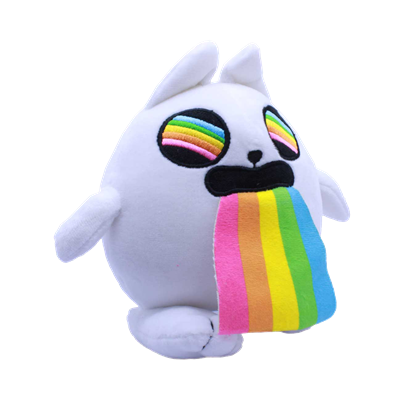 Exploding Kittens Rainbow Ralph plush