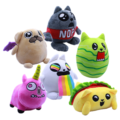 Exploding Kittens 6" plush (6)