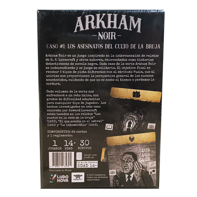 Arkham Noir #1 Asesinatos del culto de la bruja
