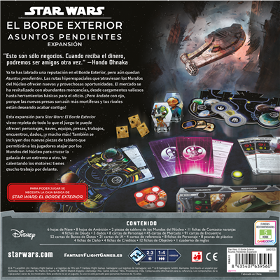 Star Wars: El Borde Exterior Asuntos Pendientes