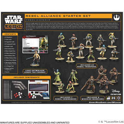 SW Legión: Rebel Alliance Starter Set