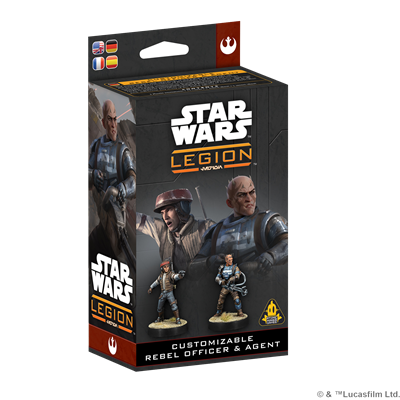 SW Legión: Customizable Rebel Officer & Agent