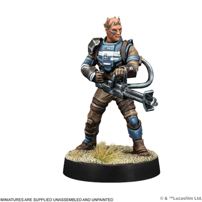 SW Legión: Customizable Rebel Officer & Agent