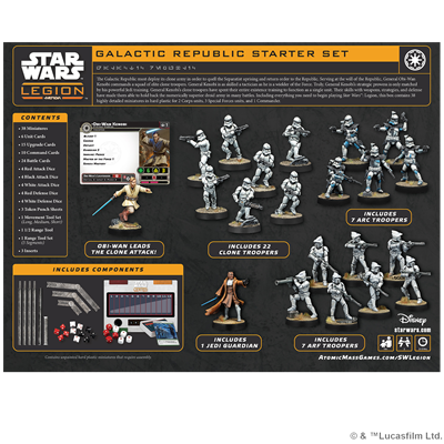 SW Legión: Galactic Republic Starter Set
