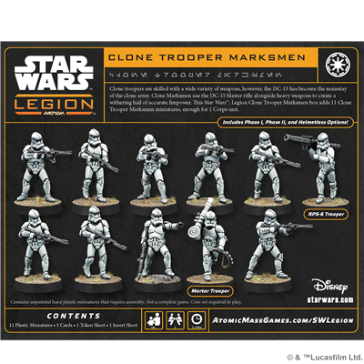 SW Legión: Clone Trooper Marksmen Unit