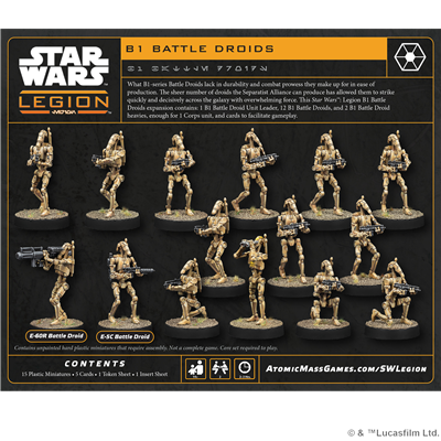SW Legión: B1 Battle Droid Unit