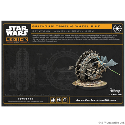 SW Legión: General Grievous' TSMEU-6 Wheel Bike