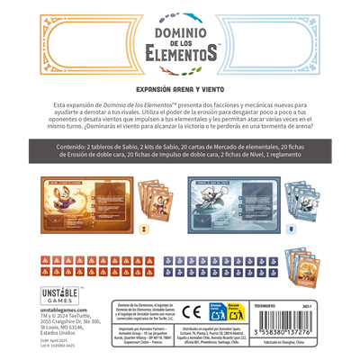 Dominio de los Elementos: Arena y viento